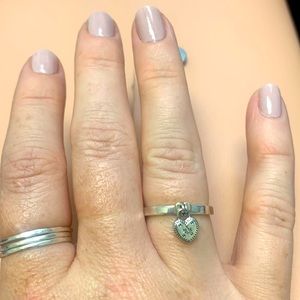 Pandora Heart Padlock Ring